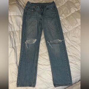 American Eagle Outfitters Blue Distressed Jeans